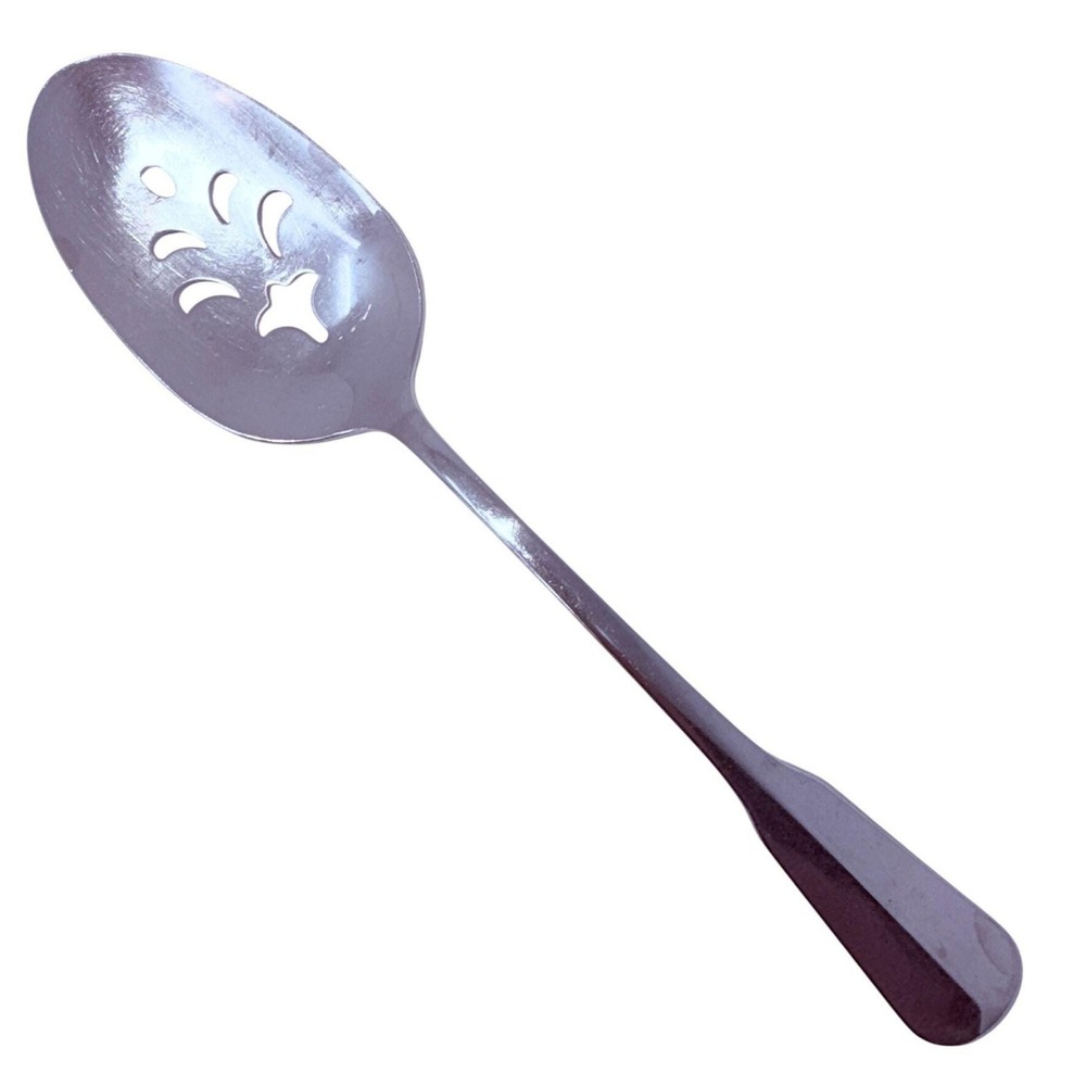 Pierced Tablespoon Serving Spoon Colonial Artistry Stainless Flatware Oneida